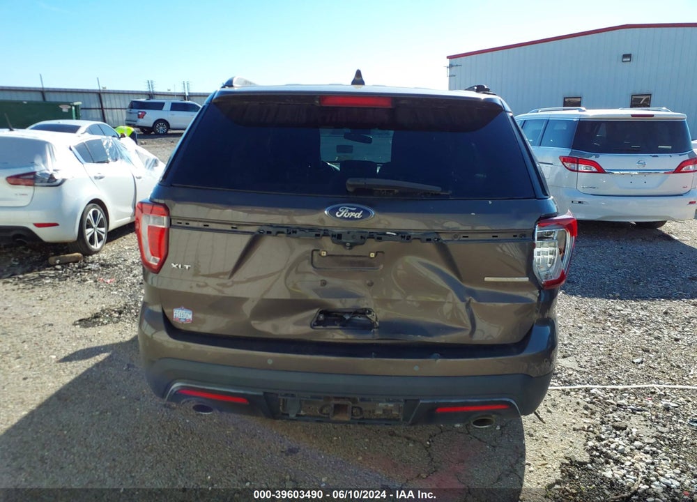 2016 FORD EXPLORER XLT VIN: 1FM5K7D85GGA75007