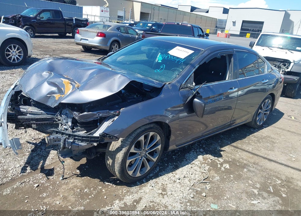 2015 HONDA ACCORD SPORT VIN: 1HGCR2E5XFA079152