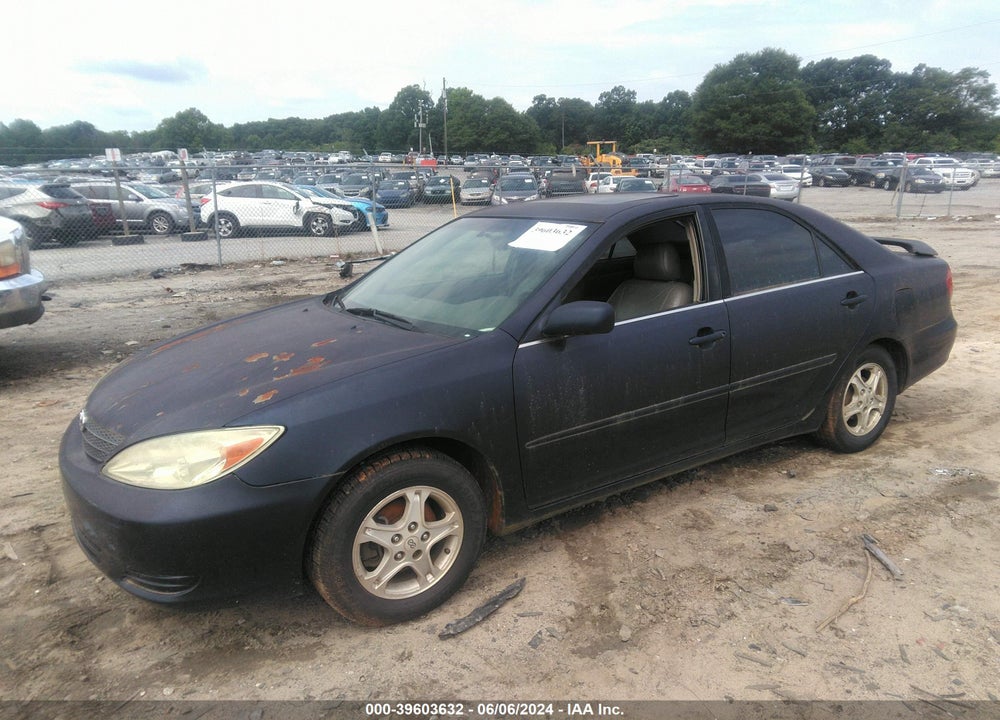2002 TOYOTA CAMRY LE VIN: 4T1BE32K12U571434