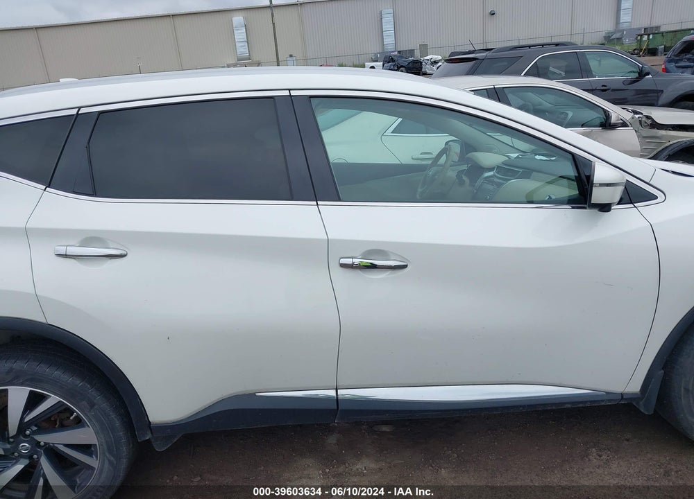 2018 NISSAN MURANO PLATINUM VIN: 5N1AZ2MH3JN155972