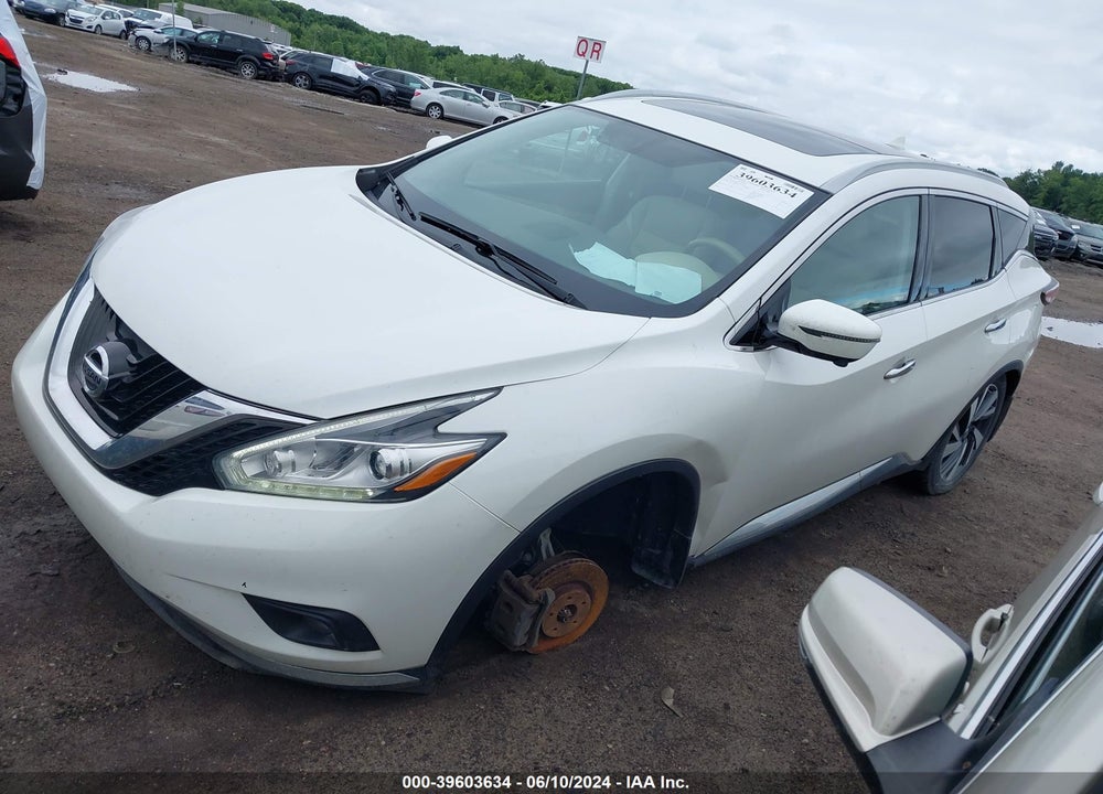 2018 NISSAN MURANO PLATINUM VIN: 5N1AZ2MH3JN155972