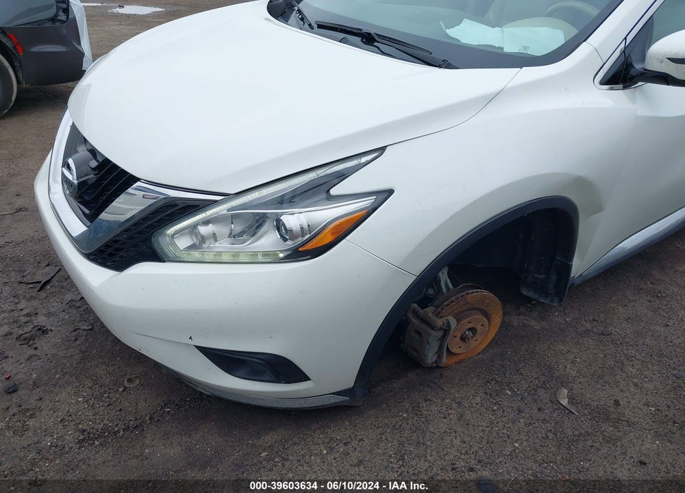 2018 NISSAN MURANO PLATINUM VIN: 5N1AZ2MH3JN155972