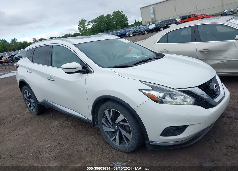 2018 NISSAN MURANO PLATINUM VIN: 5N1AZ2MH3JN155972