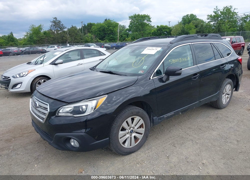 2017 SUBARU OUTBACK 2.5I PREMIUM VIN: 4S4BSAFC6H3240444