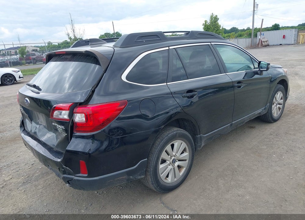 2017 SUBARU OUTBACK 2.5I PREMIUM VIN: 4S4BSAFC6H3240444