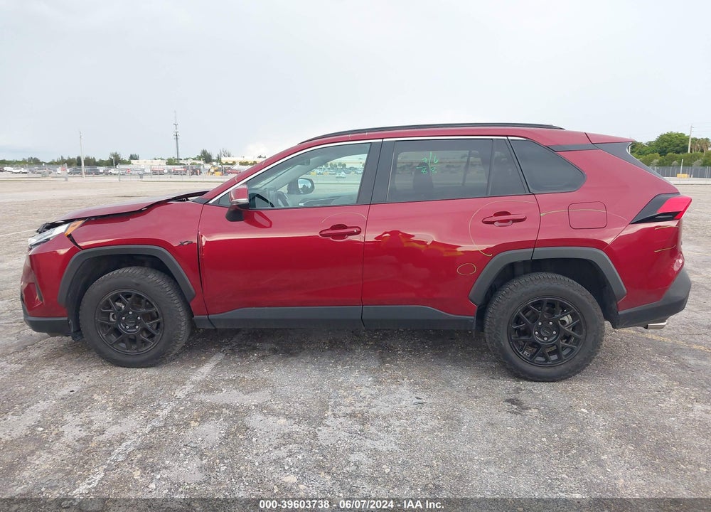 2022 TOYOTA RAV4 VIN: 2T3W1RFV7NW195645
