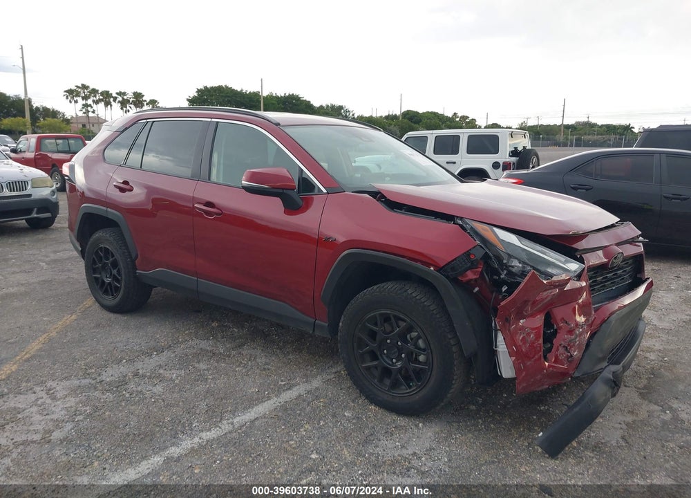 2022 TOYOTA RAV4 VIN: 2T3W1RFV7NW195645