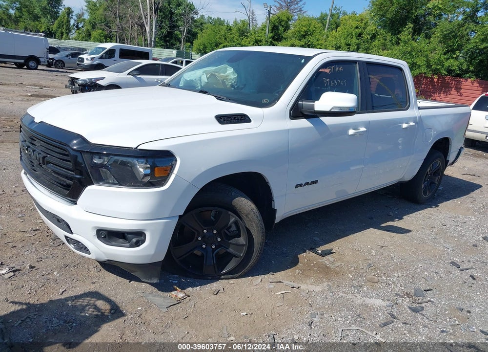 2020 RAM 1500 BIG HORN 4X4 5'7 BOX VIN: 1C6SRFFT0LN301708