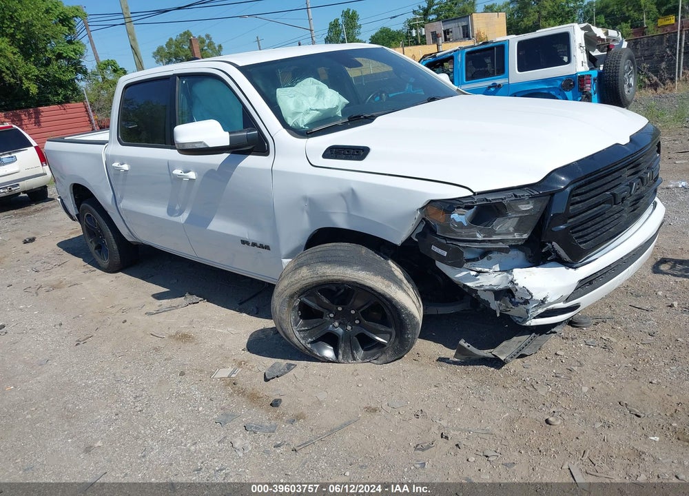 2020 RAM 1500 BIG HORN 4X4 5'7 BOX VIN: 1C6SRFFT0LN301708