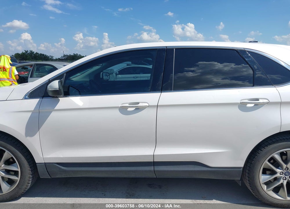 2018 FORD EDGE TITANIUM VIN: 2FMPK3K82JBB38745