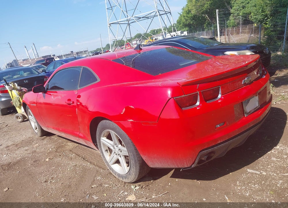 2012 CHEVROLET CAMARO 1LT VIN: 2G1FB1E3XC9101157