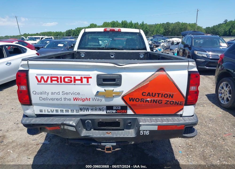 2017 CHEVROLET SILVERADO 1500 WT VIN: 1GCNCNEH7HZ104856