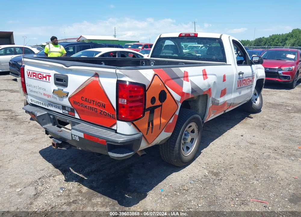 2017 CHEVROLET SILVERADO 1500 WT VIN: 1GCNCNEH7HZ104856