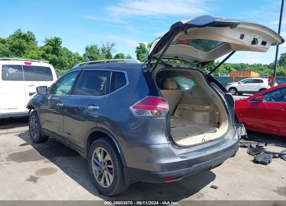 2015 NISSAN ROGUE SL VIN: 5N1AT2MV4FC922965