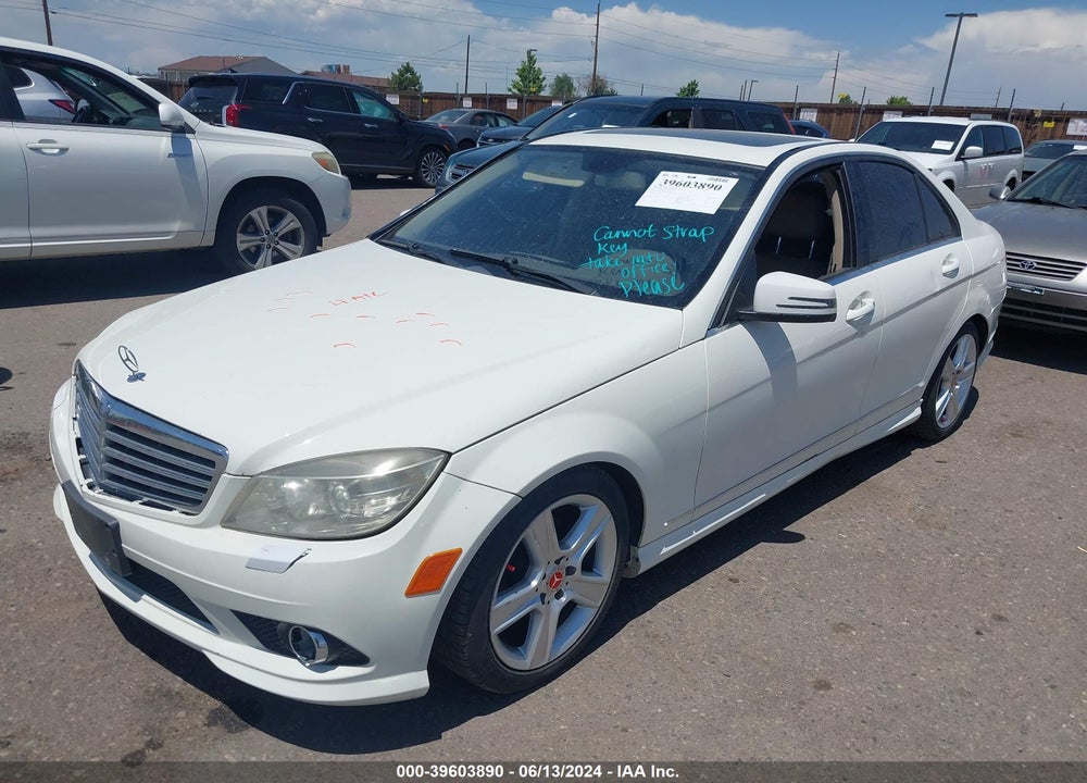 2010 MERCEDES-BENZ C 300 VIN: WDDGF8BB5AF453898