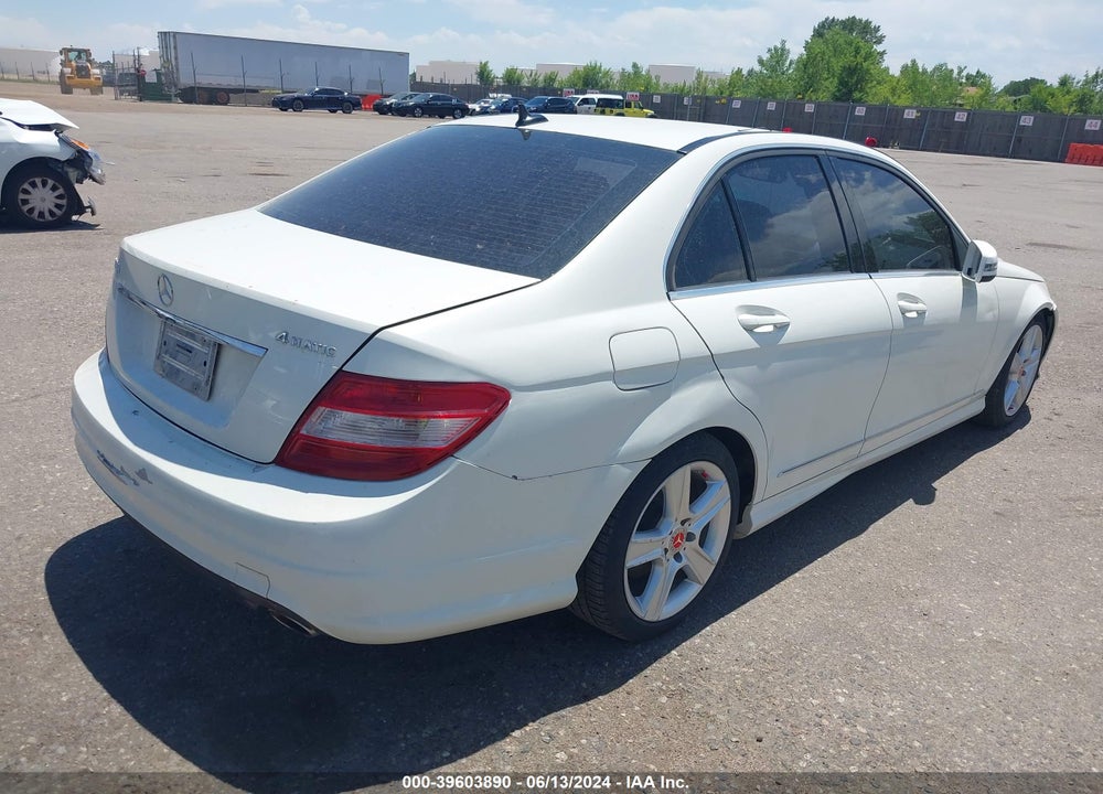 2010 MERCEDES-BENZ C 300 VIN: WDDGF8BB5AF453898
