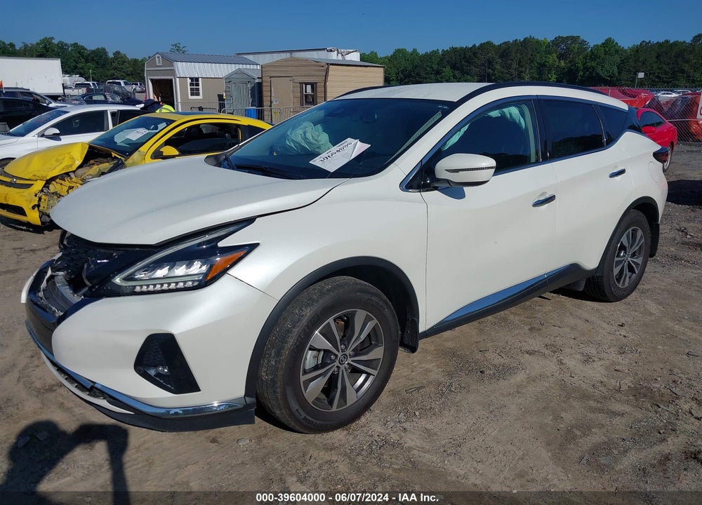 2022 NISSAN MURANO SV INTELLIGENT AWD VIN: 5N1AZ2BS0NC127269
