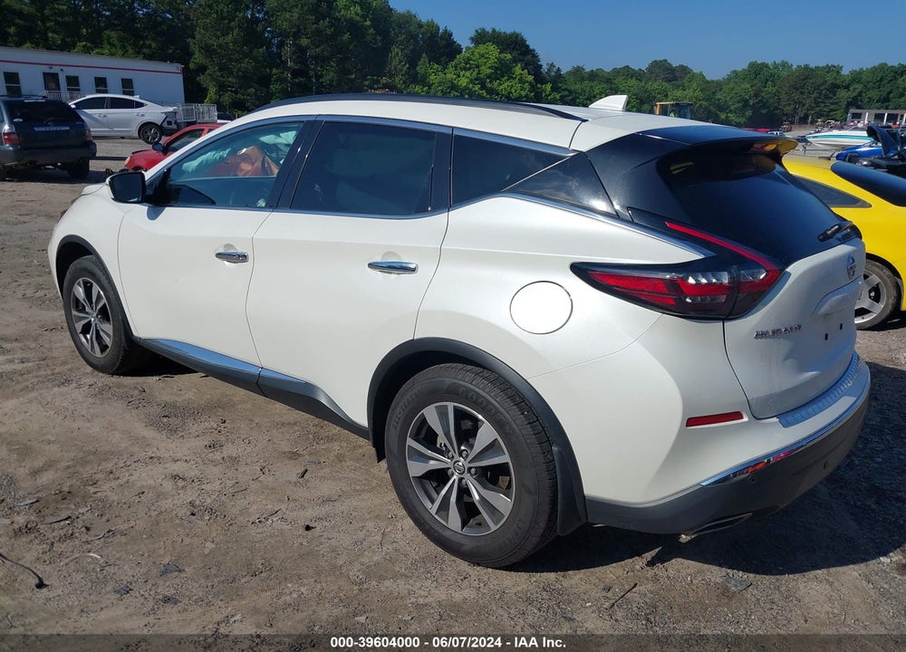 2022 NISSAN MURANO SV INTELLIGENT AWD VIN: 5N1AZ2BS0NC127269
