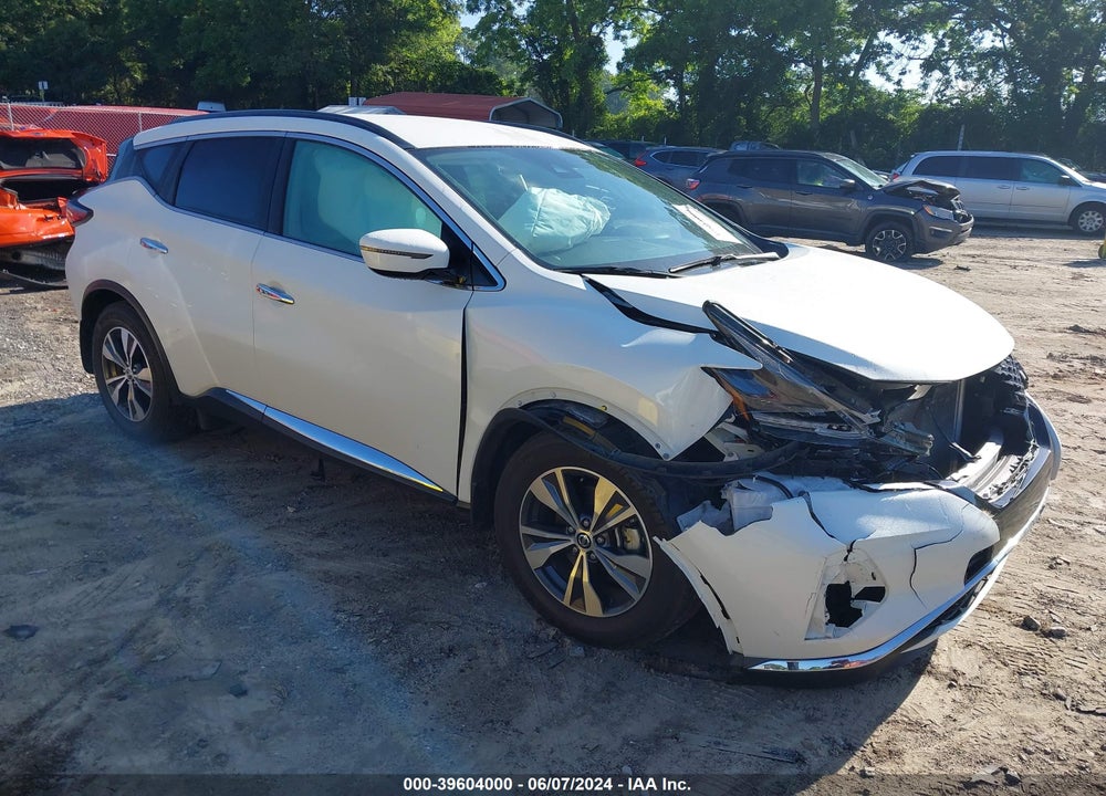 2022 NISSAN MURANO SV INTELLIGENT AWD VIN: 5N1AZ2BS0NC127269