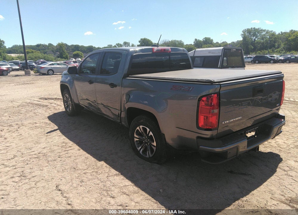 2022 CHEVROLET COLORADO 4WD SHORT BOX Z71 VIN: 1GCGTDEN5N1321860