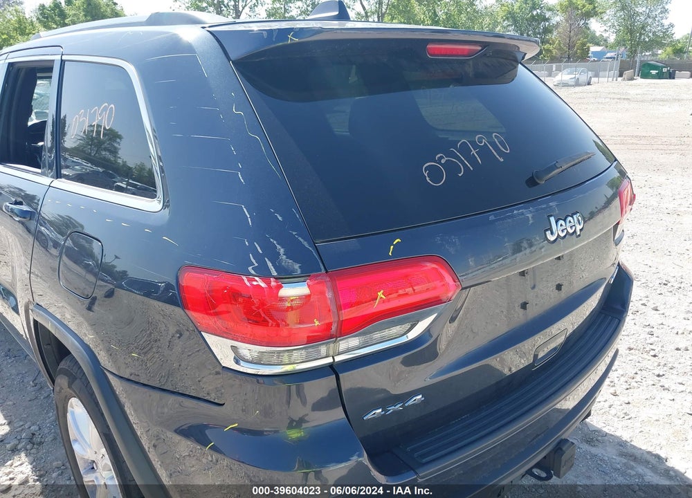 2014 JEEP GRAND CHEROKEE LAREDO VIN: 1C4RJFAG8EC398230