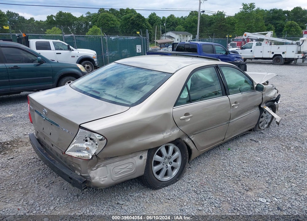 2003 TOYOTA CAMRY XLE VIN: JTDBE30KX30160839