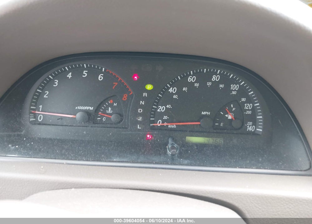 2003 TOYOTA CAMRY XLE VIN: JTDBE30KX30160839