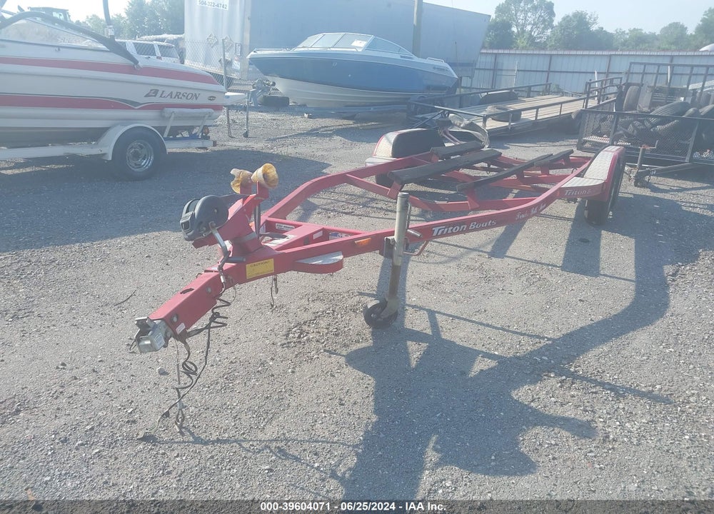 2002 EXXISS ALUMINUM TRAILERS BOAT TRAILER ONLY VIN: 1DHNA0PF721019866