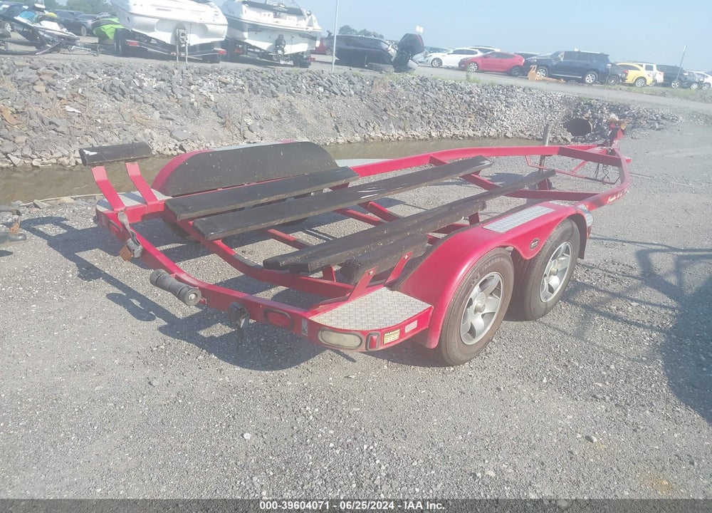 2002 EXXISS ALUMINUM TRAILERS BOAT TRAILER ONLY VIN: 1DHNA0PF721019866