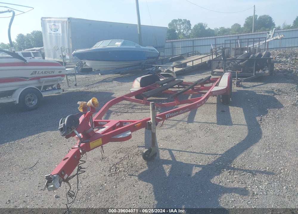 2002 EXXISS ALUMINUM TRAILERS BOAT TRAILER ONLY VIN: 1DHNA0PF721019866