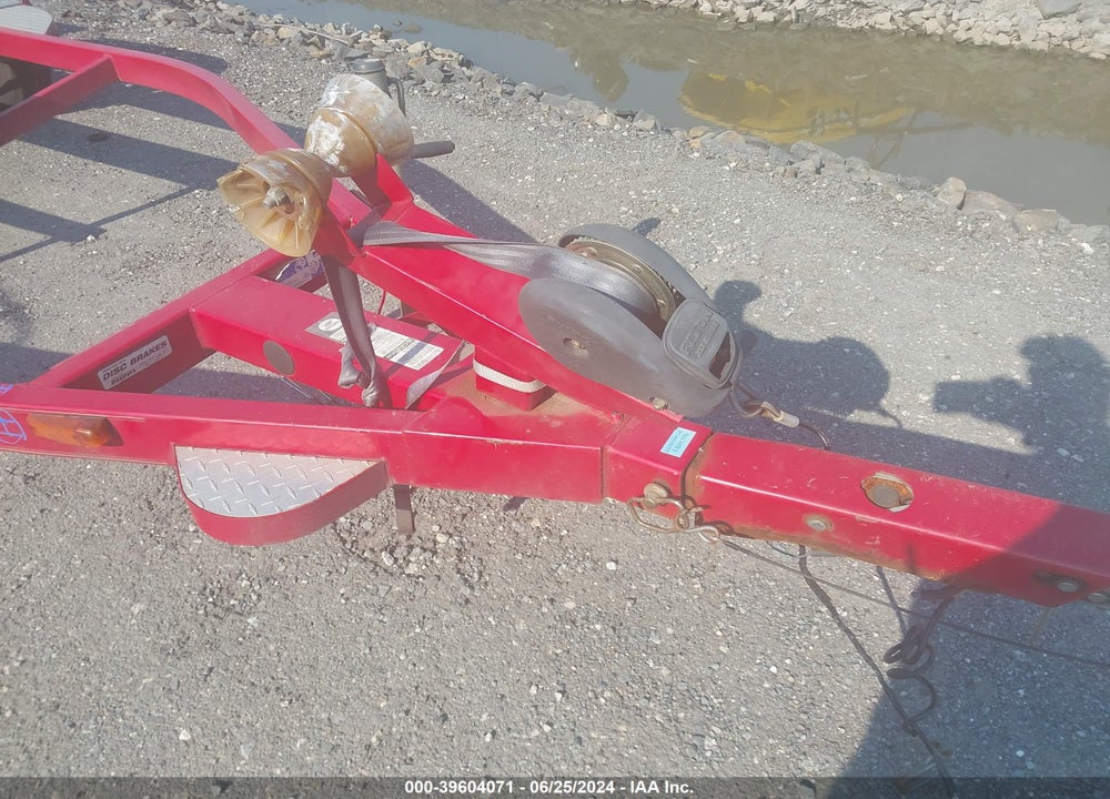 2002 EXXISS ALUMINUM TRAILERS BOAT TRAILER ONLY VIN: 1DHNA0PF721019866