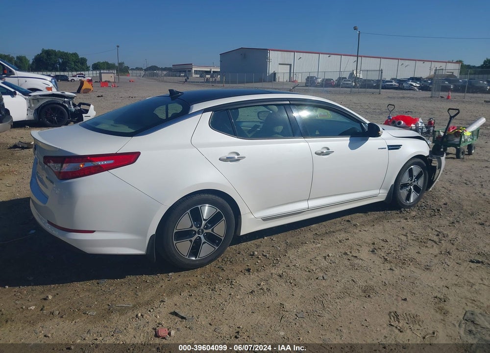 2013 KIA OPTIMA HYBRID EX VIN: KNAGM4AD6D5058261