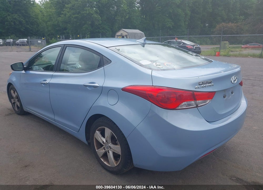 2011 HYUNDAI ELANTRA VIN: KMHDH4AE2BU120059