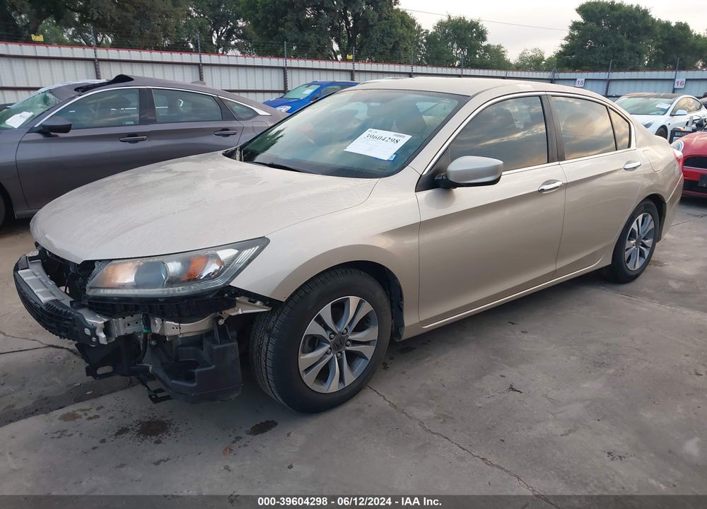2014 HONDA ACCORD LX VIN: 1HGCR2F38EA028535