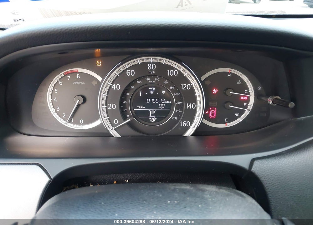 2014 HONDA ACCORD LX VIN: 1HGCR2F38EA028535