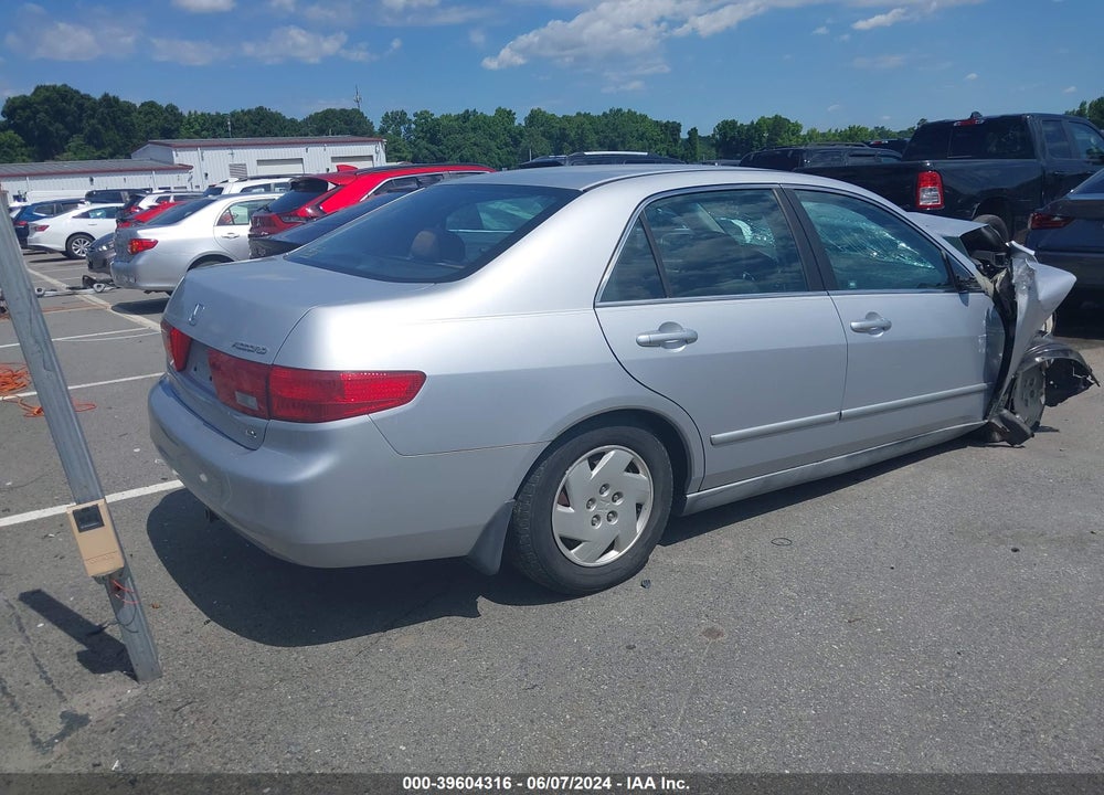 2005 HONDA ACCORD 2.4 LX VIN: 1HGCM56495A140883