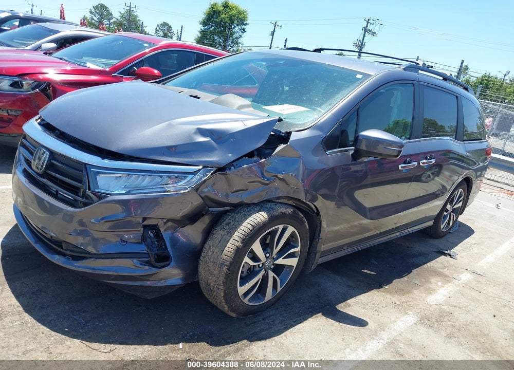 2022 HONDA ODYSSEY TOURING VIN: 5FNRL6H86NB043097