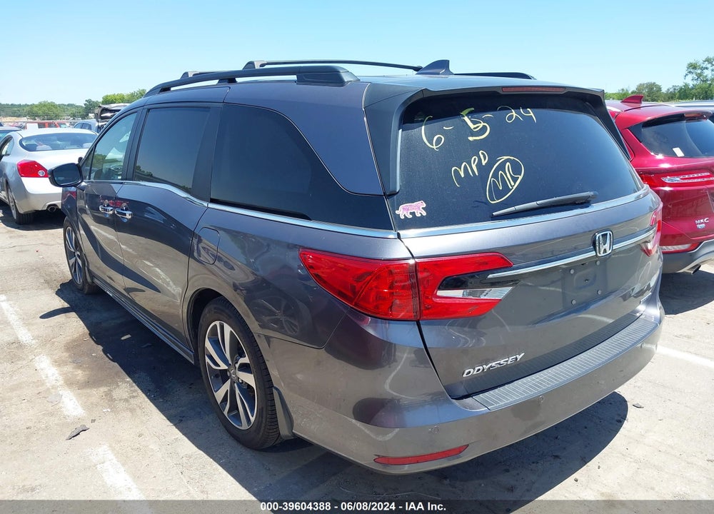 2022 HONDA ODYSSEY TOURING VIN: 5FNRL6H86NB043097