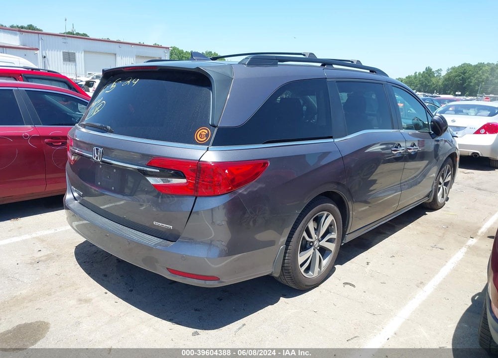 2022 HONDA ODYSSEY TOURING VIN: 5FNRL6H86NB043097