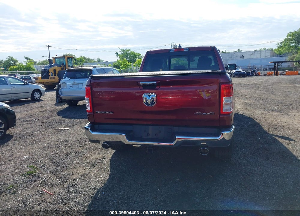 2019 RAM 1500 BIG HORN/LONE STAR 4X4 6'4 BOX VIN: 1C6SRFMT7KN868841