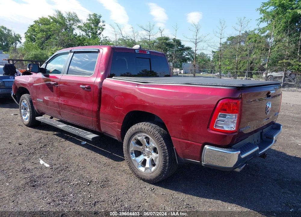 2019 RAM 1500 BIG HORN/LONE STAR 4X4 6'4 BOX VIN: 1C6SRFMT7KN868841