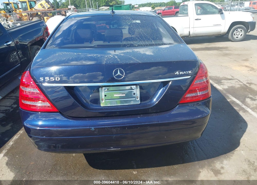 2007 MERCEDES-BENZ S 550 4MATIC VIN: WDDNG86X97A139977
