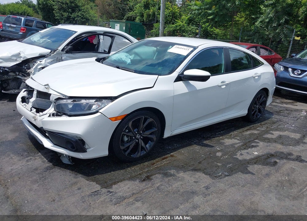 2020 HONDA CIVIC SPORT VIN: 19XFC2F8XLE008256
