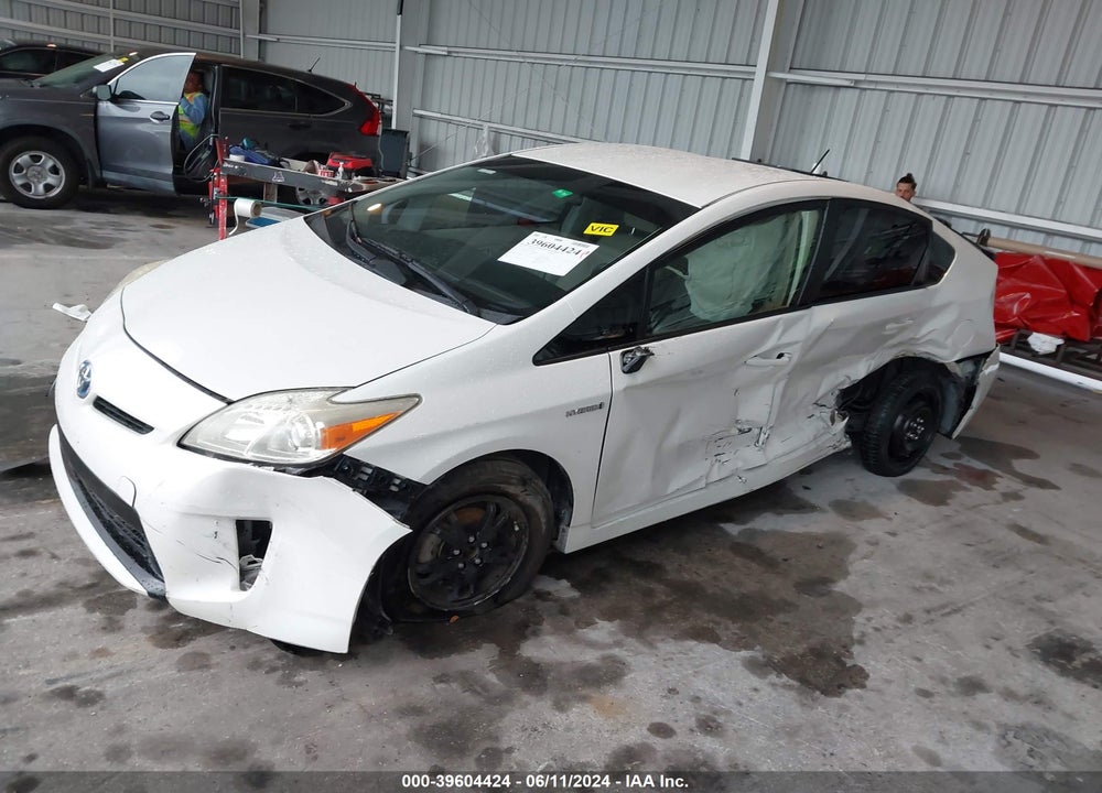 2012 TOYOTA PRIUS TWO VIN: JTDKN3DU8C5511245