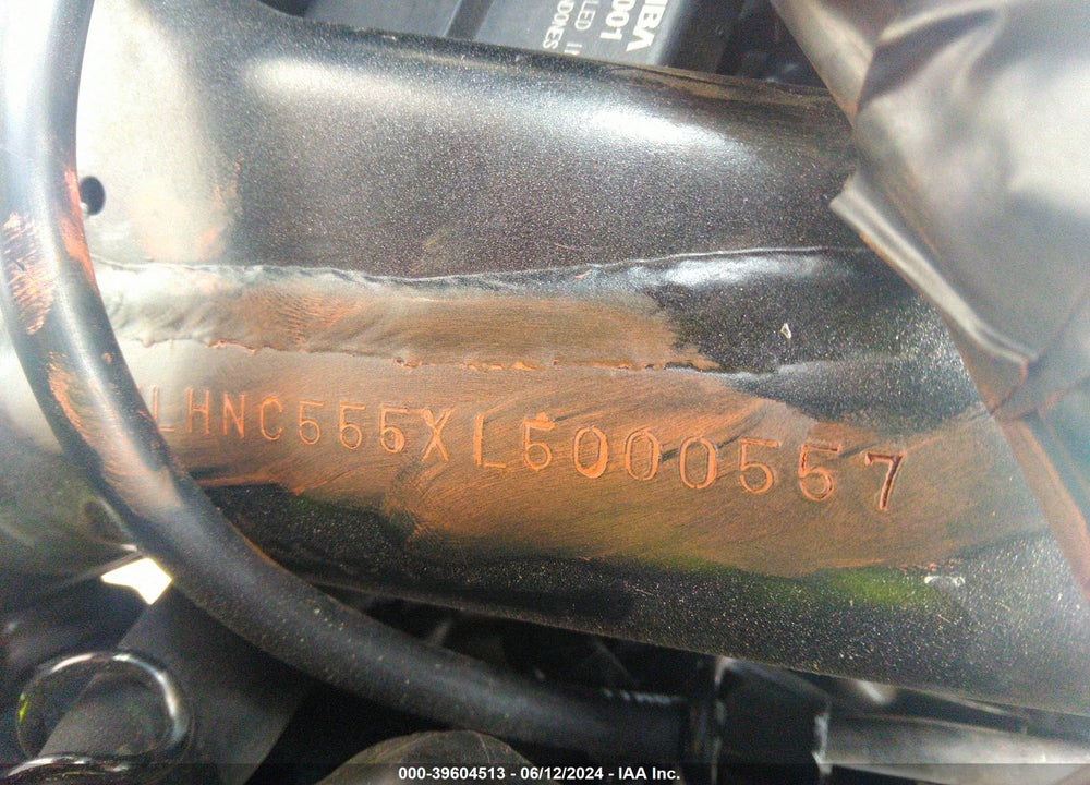2020 HONDA CBF300 NA VIN: MLHNC555XL5000557
