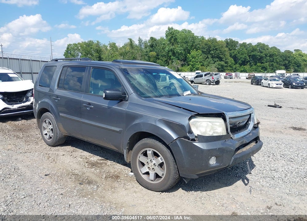 2010 HONDA PILOT TOURING VIN: 5FNYF4H8XAB037448