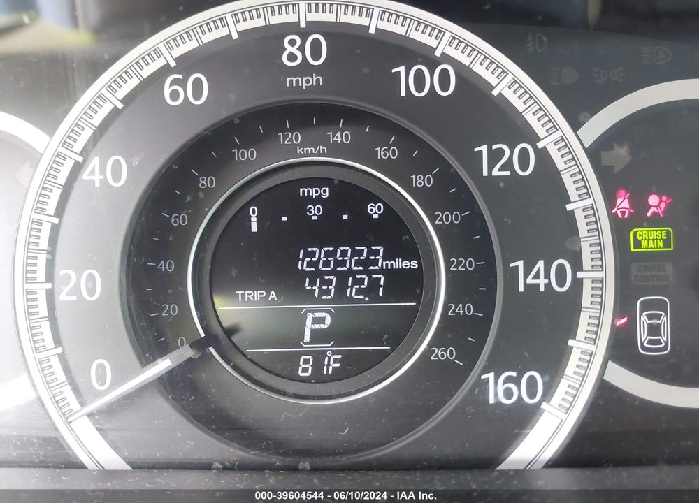 2013 HONDA ACCORD EX-L VIN: 1HGCR2F83DA161648