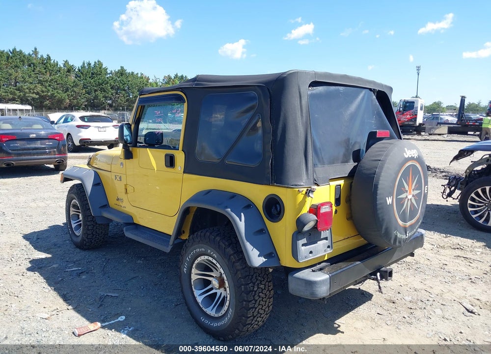 2006 JEEP WRANGLER X VIN: 1J4FA39SX6P742820