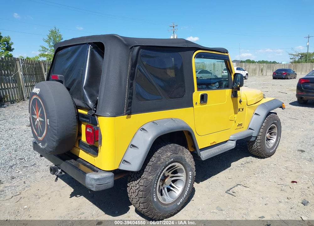 2006 JEEP WRANGLER X VIN: 1J4FA39SX6P742820
