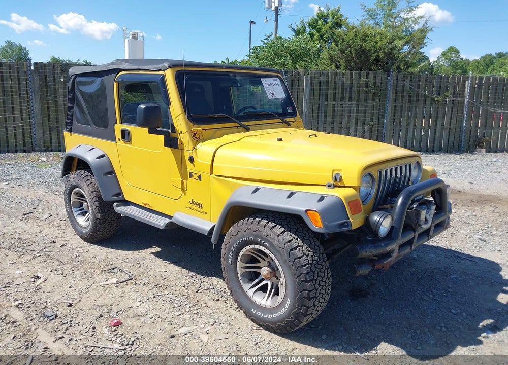 2006 JEEP WRANGLER X VIN: 1J4FA39SX6P742820